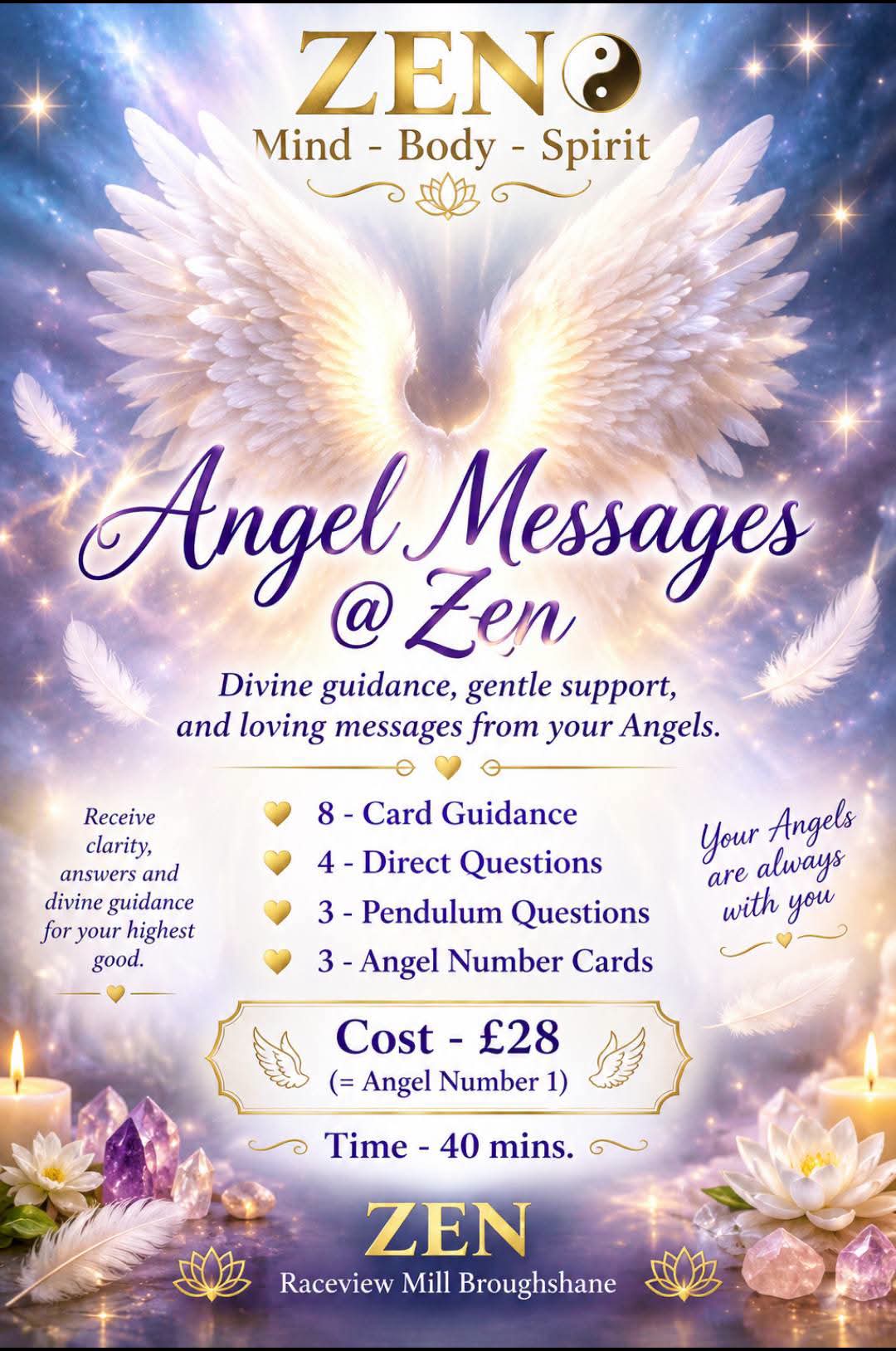 Angel Messages @ Zen poster